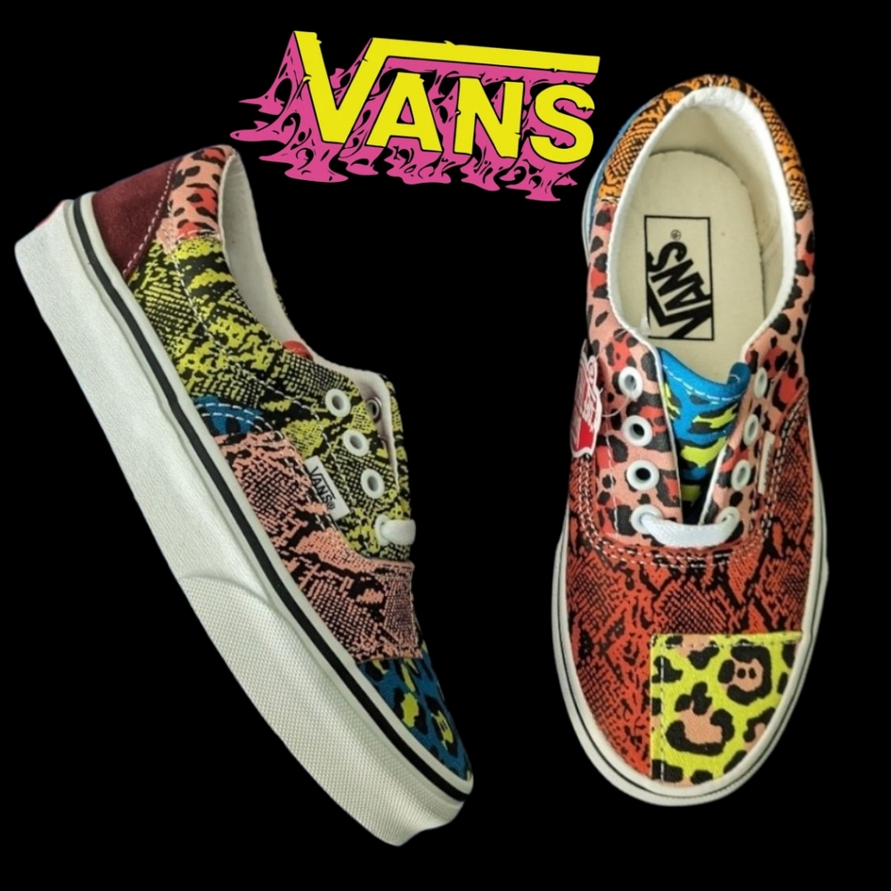 Vans Era Patchwork Leopard Snake Women 5.5 VNOA4BV401R Multicolor 052025